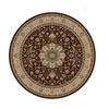 Radici Usa Biltmore Iii 8 Round Brown Area Rugs