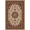 Radici Usa Biltmore Iii 8 X 10 Ivory Red Area Rugs