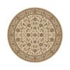 Radicu Usa Biltmore Iv 8 Round Ivory Red Area Rugs