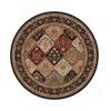 Radici Usa Biltmore V 8 Round Black Area Rugs