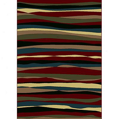 Radici Usa Castello Vi 5 X 8 Burgundy Area Rugs