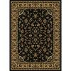 Radici Usa Castello Xiii 8 X 11 Black Area Rugs