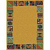 Radici Usa Multicolor I 8 X 11 Creme Area Rugs