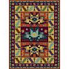 Radici Usa Multicolor V 8 X 11 Brick Area Rugs