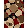 Radici Usa Sofia I 5 X 8 Circles  -Dark Area Rugs