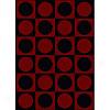 Radici Usa Sofia Vii 2 X 8 Runner Red/black Area Rugs