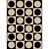 Radici Usa Sofia Vii 8 X 10 Black/ivory Area Rugs