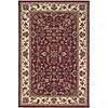 Radici Usa Style Iii 8 X 10 Red/ivory Area Rugs