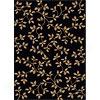 Radici Usa Vesuvio Iii 8 X 11 Black Area Rugs