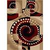 Radici Usa Vesuvio Iv 5 X 8 Red Area Rugs