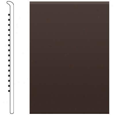 Roppe 4 Inch 1/8 Vinyl No Toe Baes Brown Vinyl Flooring