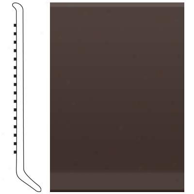 Roppe 6 Inch 1/8 Vinyl Cove Base Brown Vinyl Flooring