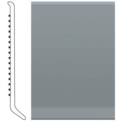 Roppe 6 Inch 1/8 Vinyl Cove Base Dark Gray Vinyl Floorjng