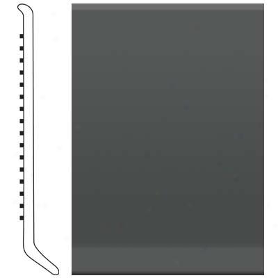 Roppe 6 Inch 1/8 Vinyl Cove Base Black Brown Vinyl Flooring