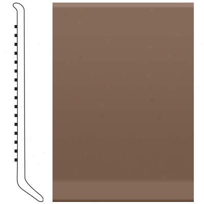 Roppe Ready Base 4 Inch Toffee Vinyl Flooring