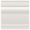 Roppe Visuelle Wall Base 7 3/4 White Rubber