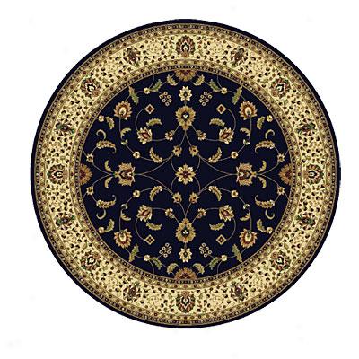 Rug One Imports Royal Tradition 8 Round Midnight Area Rigs