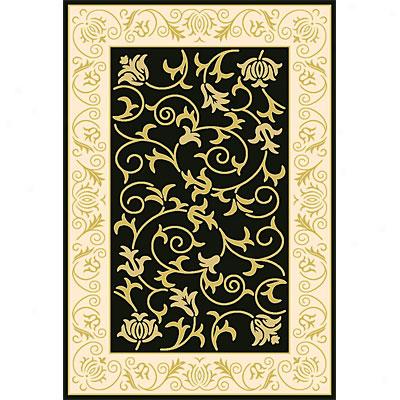 Rug One Imports Tulipano 10 X 13 Negro Area Rugs