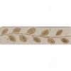 Tesoro Fossil Listello Leaf Olivo Tile & Stone