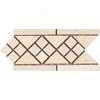 Tesoro Lisa Listello Sylvia/beige Tile & Stone