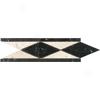 Tesoro Murano Listello Nero Polished Tile & Stone