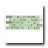 Tilecrest Transparent Series Mosaic Metallic White Tile & Stone