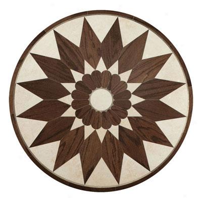 Timberfusion Medallions Colection 36 Round AdmiralH ardwood Flooring