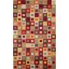 Trans-ocean Import Co. Amalfi 2 X 8 Square In Square Teak Area Rugs