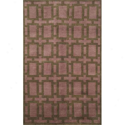 Trans-ocean Import Co. Arcadia 9 X 12 Tile Mauve Area Rugs