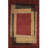 Trans-ocean Import Co. Bhutan 8 X 11 Frames Red Area Rugs