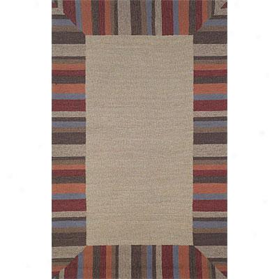 Trans-ocean Import Co. Lido 5 X 8 Beach Comber Border Tobacco Area Rugs