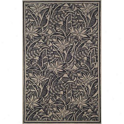 Trans-ocean Import Co. Lido 4 X 6 La Baker Black Area Rugs