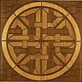 Virginia Vintage Celtic Knot Medallion Celtic Knot Avalon Hardwood Flooring