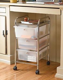 3-drawer Storage Cart