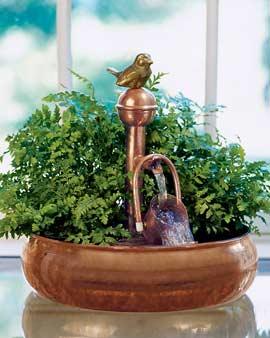 Bucket Planter Fountain