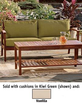 Camplain Loveseat, Kiwi Green