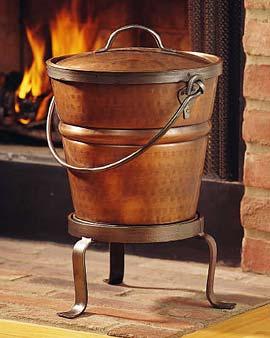 Copper Ash Pail