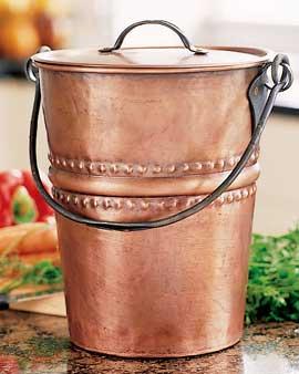 Copper Compost Pail