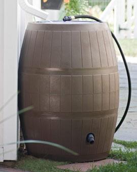 Deluxe Rain Barrel, Green