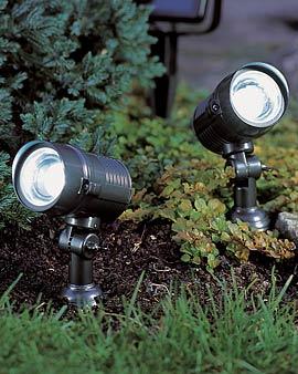 Dual Solar Spotlights