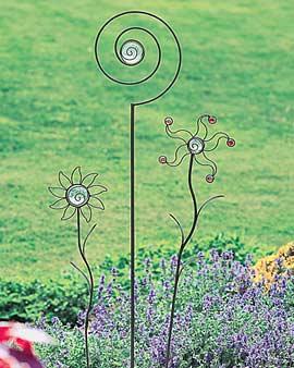 Fancfiul Garden Stakes, Set Of 3