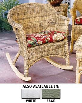 Faux Wicker Rocker