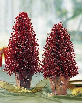 Fire Berry Trees, Set Of 2