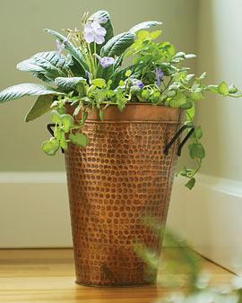 French Flower Bucket Planter