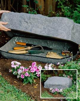 Garden Storage Rock