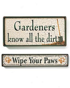 Gardener's Sign