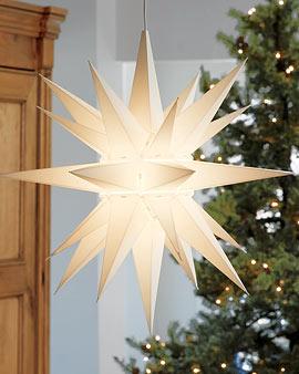 Hanging Moravian Star