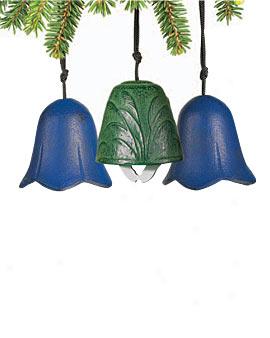 Japanese Garden Bells, Set Of 3