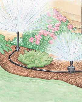 Landscape And Garden Sprinkler System