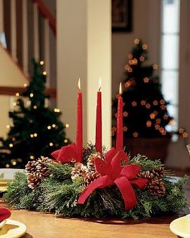 Large Vermont Evergreen Centerpiece